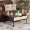 Baxton Studio Haben Modern & Contemporary Two-Tone Oak Brown and Black Finished Wood Coffee Table 206-12482 - alternate 1